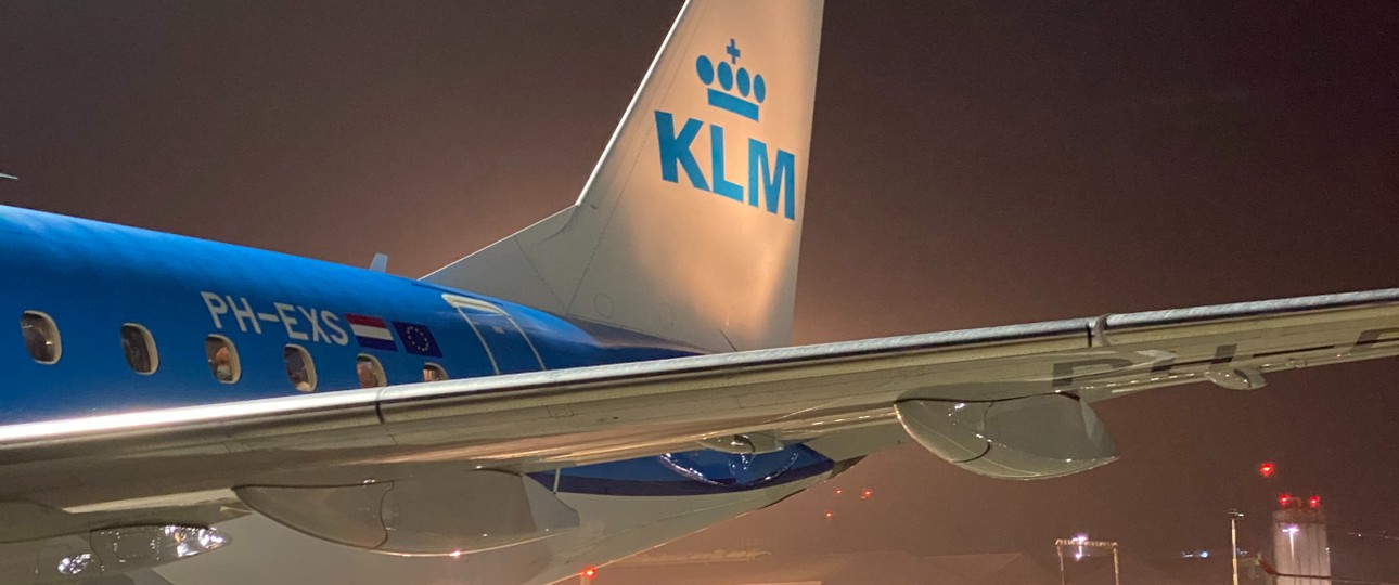 Embraer-Jet von KLM Cityhopper: Bis Ende des Sommers ohne Fracht unterwegs.