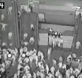 Video des Tests: Nur eine Person wurde verletzt.