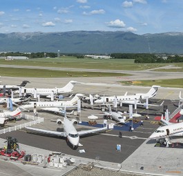 «Static display» an der Ebace 2017: In jedem Jahr das Highlight der Messe.