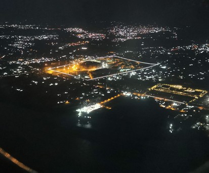 Brazzaville: Der Blick auf das Ziel.