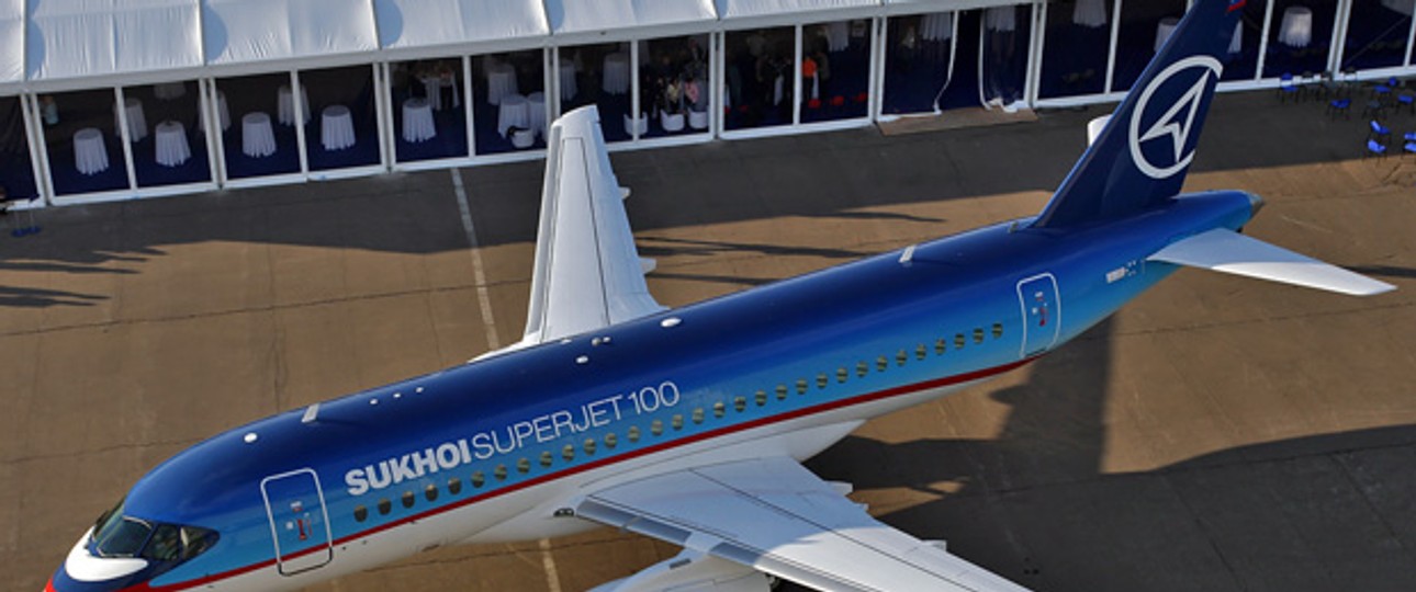 Sukhoi Superjet 100: Bald könnte zusätzliche Konkurrenz durch westliche Flieger dazu kommen.