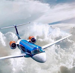Embraer 135 von BMI Regional: Drei Mal täglich nach Bern.