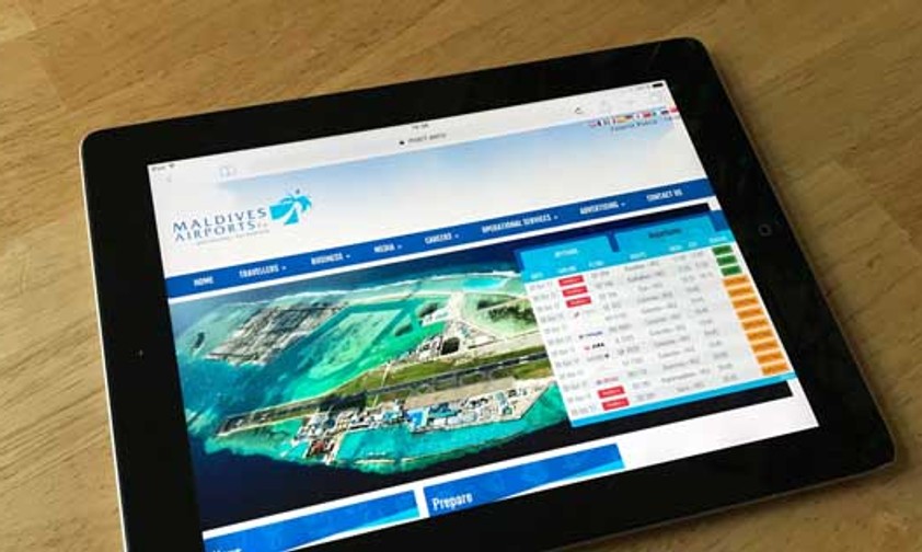 Tablet: Darf am Male Airport nicht mehr an Bord von Flügen ins Vereinigte Königreich.