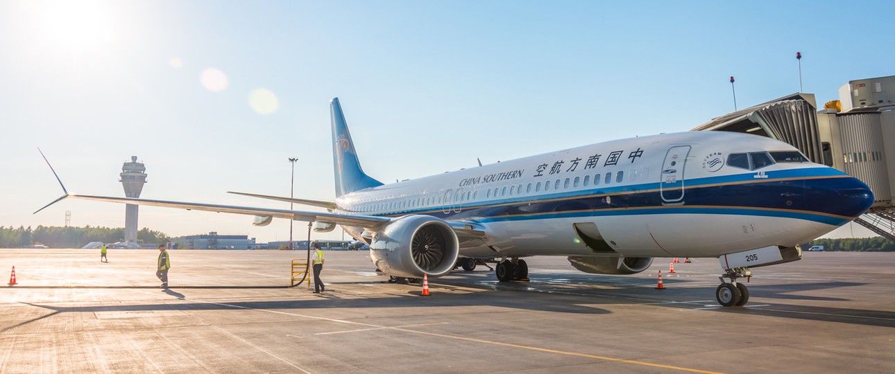 Boeing 737 Max 8 von China Southern Airlines: Am Boden.