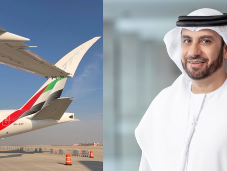 Airbus A350, Boeing 777 (li8nks) und Adnan Kazim (rechts): Emirates will größere Flieger.