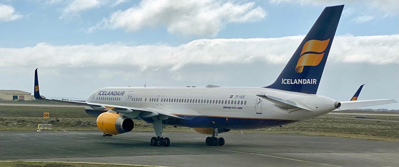 Boeing 757 von Icelandair: War jahrelang das Arbeitspferd der Airline.