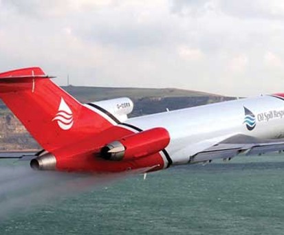 Die britische <a href="https://www.aerotelegraph.com/mit-einer-boeing-727-gegen-oelkatastrophen">Oil Spill Response Limited wird mit ihrer Boeing 727</a> aktiv, wenn es irgendwo zu einer Naturkatastrophe kommt - etwa einer Ölpest.