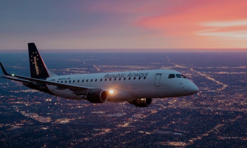 Embraer von Republic Airways: Die Flugzeuge der fusionierten Airline werden diesen Namen tragen.