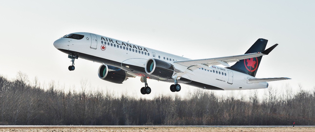 Airbus A220 von Air Canada hebt zum Erstflug ab: 44 weitere werden folgen.
