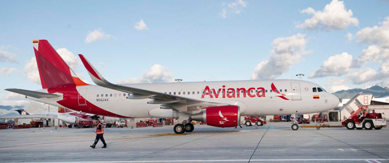 Flugzeug von Avianca: Etliche konnten im Herbst nicht abheben.