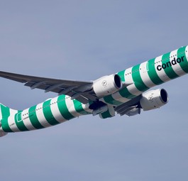 Airbus A330 Neo von Condor: Die Flottenmodernisierung hat dem Ferienflieger geholfen.