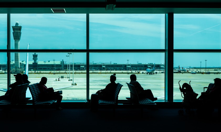 Flughafen Incheon: Hier leben die Männer seit einer ganzen Weile.