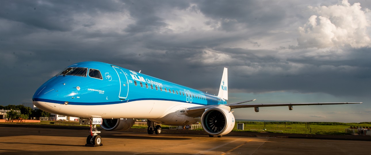 Embraer E195-E2 von KLM Cityhopper: Es läuft nicht rund.