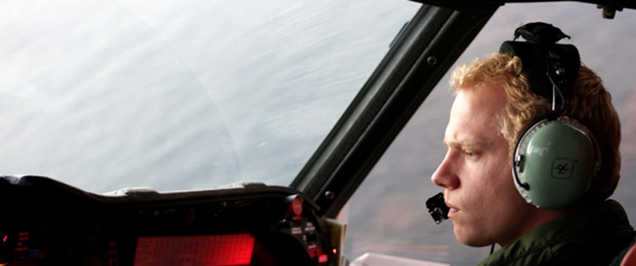 Pilot auf der Suche nach MH370: Nun ist die Absturzstelle bekannt.
