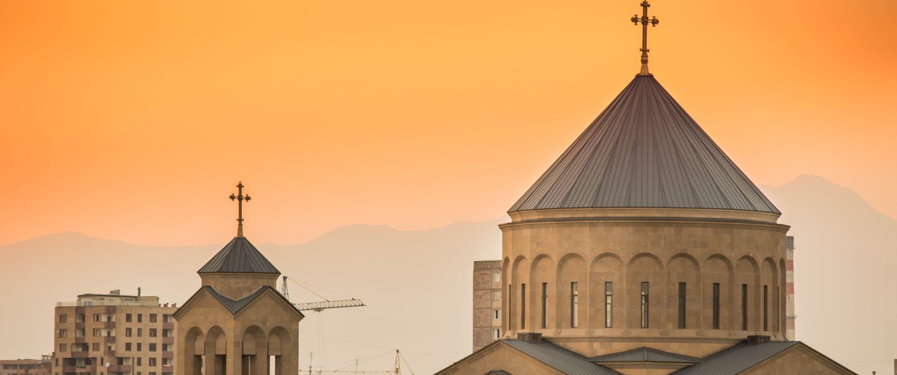 Kirche in der armenische Hauptstadt Jerewan: Eine neue Airline für das Land.