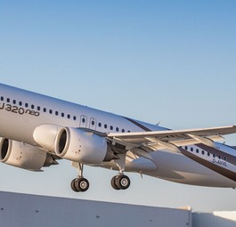 Airbus ACJ 320 Neo (hier beim Erstflug 2018): Ein Exemplar wurde im Mai bestellt.