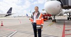 Christian Kunsch auf dem Vorfeld des Hamburger Flughafens: Er ist seit 1. Januar 2024 Vorsitzenden der Geschäftsführung.