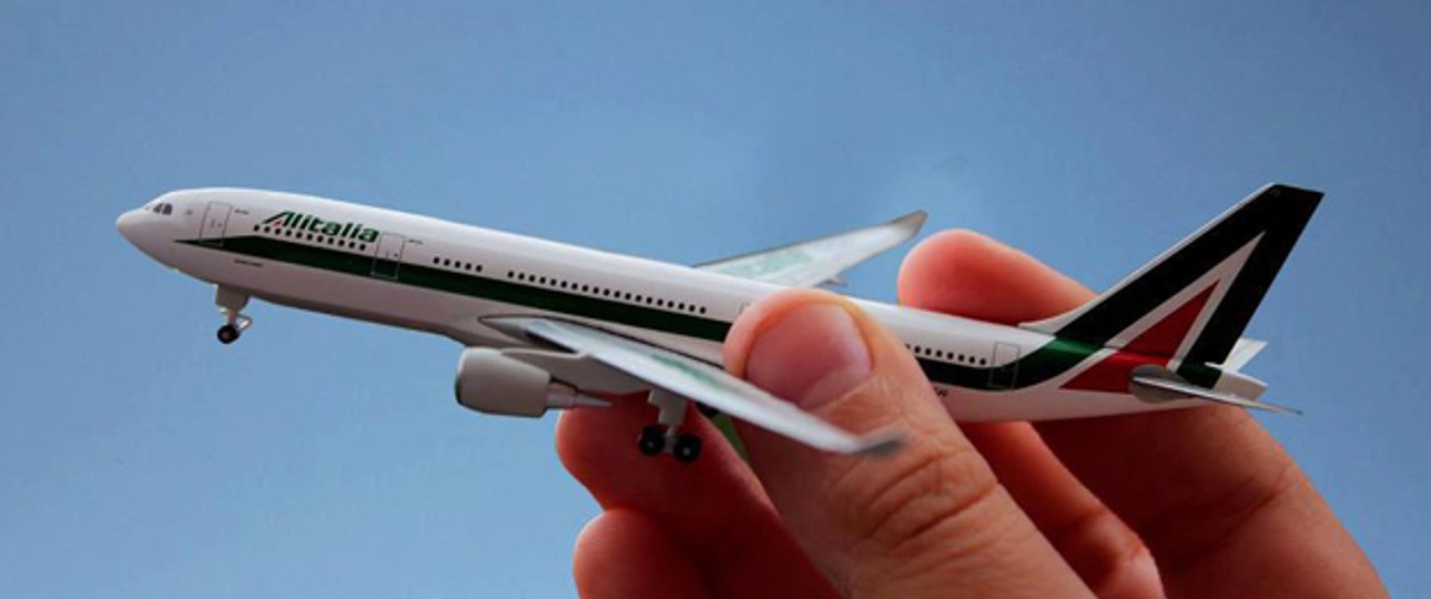 Alitalia-Jet: Bald keine französisch-niederländische Partnerschaft mehr.