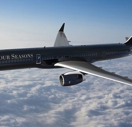 Die Boeing 757-300 von Four Seasons: Nächster Halt Weltreise.