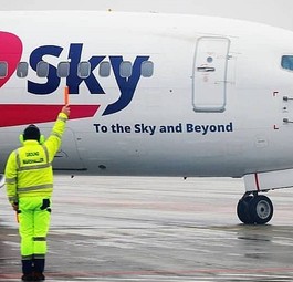 Boeing 737 von Go2Sky: Fliegt nie mehr.