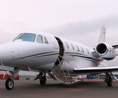 Das erste Flugzeug von Luminair: Eine Cessna Citation XLS.