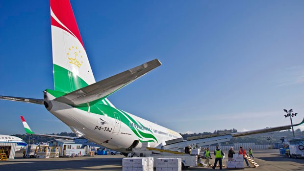 Die Amerikaner schicken auch ihre B737-900 nach England.