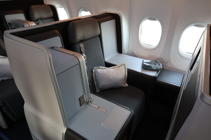 In der Boeing 737 Max von Flydubai gibt es zehn Business-Class-Sitze.