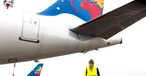 Flieger von Small Planet: Die Airline gab in Deutschland alle Jets  zurück.