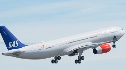Airbus A330-300: Mit diesem Modell fliegt SAS von Kopenhagen nach Los Angeles.