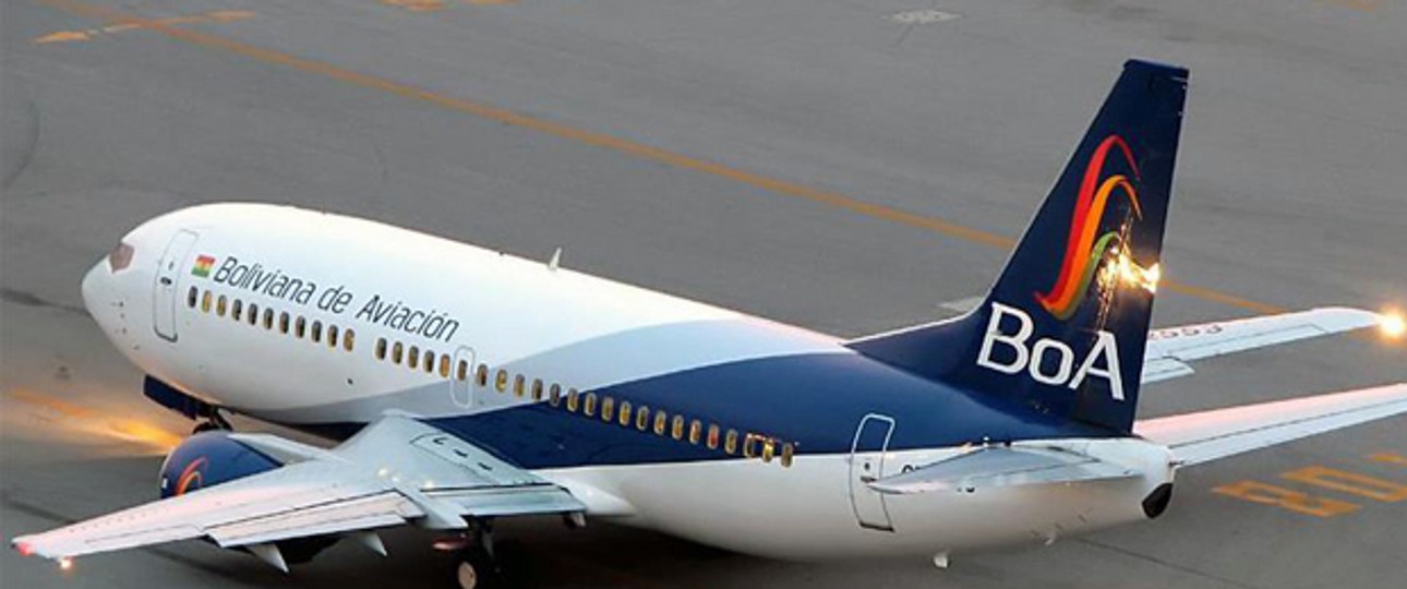 Flieger von Boliviana de Aviacion: Die Staatsairline will nach Madrid fliegen.