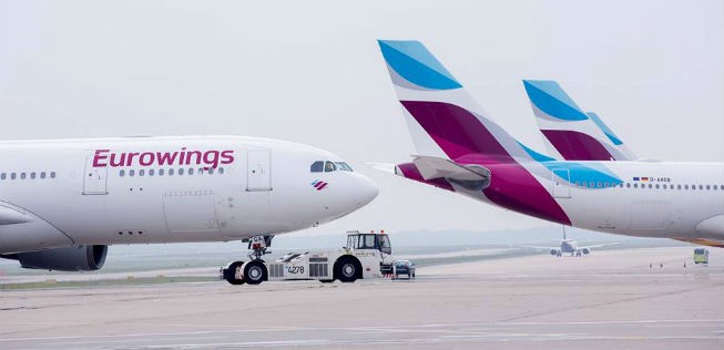 Eurowings-Flieger: Derzeit kommt es zu Problemen.