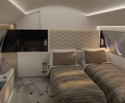 Das Konzept von Camber Aviation: Ganz schön nobel im A220.