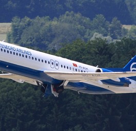 Fokker 100 von Montenegro Airlines: Die Airline ist stark angeschlagen.
