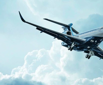 Eine Embraer Praetor 600 im Flug: Der brasilianische Hersteller will eine größere Businessjet-Familie auf den Markt bringen.