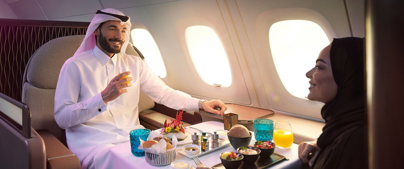 Aktuelle First Class von Qatar Airways: Die Airline ist fast fertig mit einem neuen Sitz.