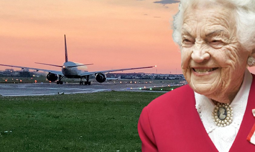 Hazel McCallion, Flughafen Toronto: Als der Airport eröffnet wurde, war sie bereits 16 Jahre alt.