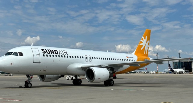 Sundairs Airbus A320 mit dem Kennzeichen D-ASMR: Flog am 12. August von Berlin nach Beirut.