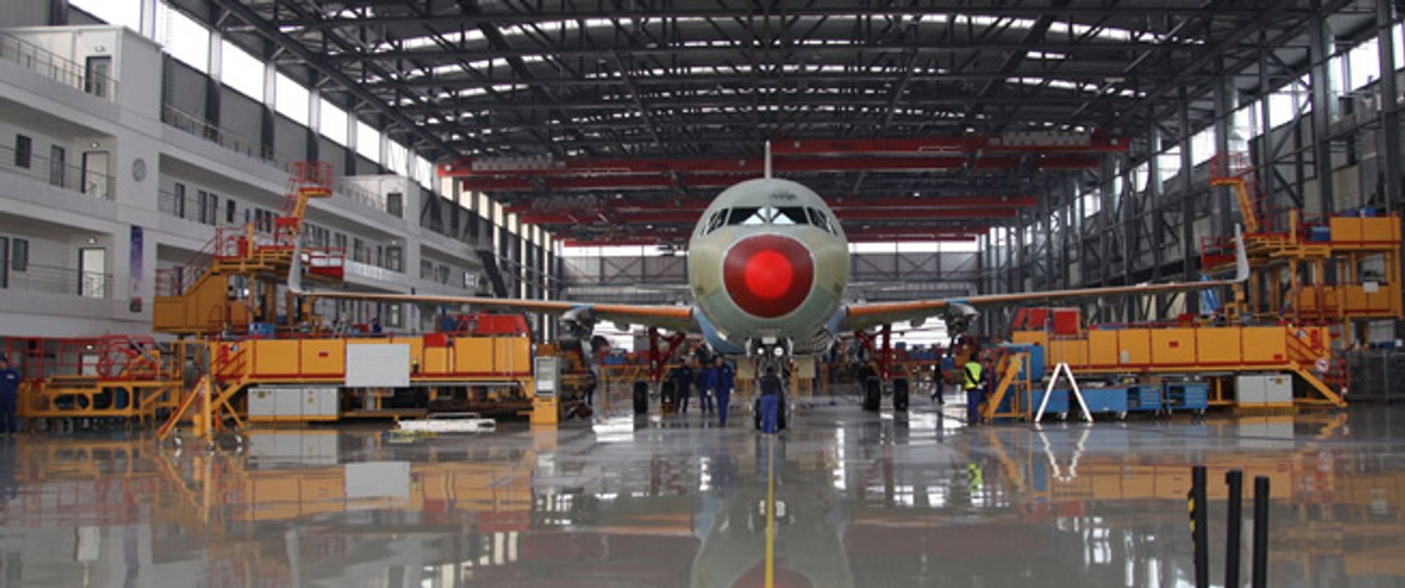 Airbus-Produktion in Tianjin: Hat künftig mehr Arbeit.