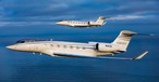 Platz 2 teilen sich gleich sechs Jets: von Gulfstream G700, G650ER, G600 und G500 (im Bild) sowie von Bombardier Global 8000 und Global 7500. Alle erreichen einen MOM von 0.925.