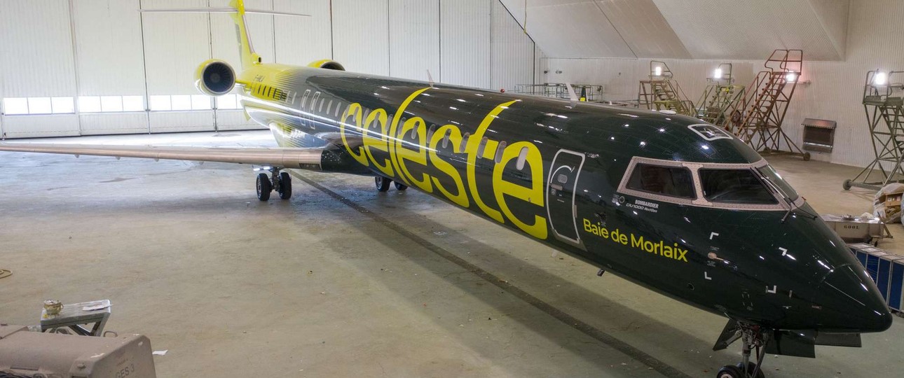 Die CRJ 1000 von Celeste: Die neue Fluggesellschaft will noch in diesem Jahr starten.