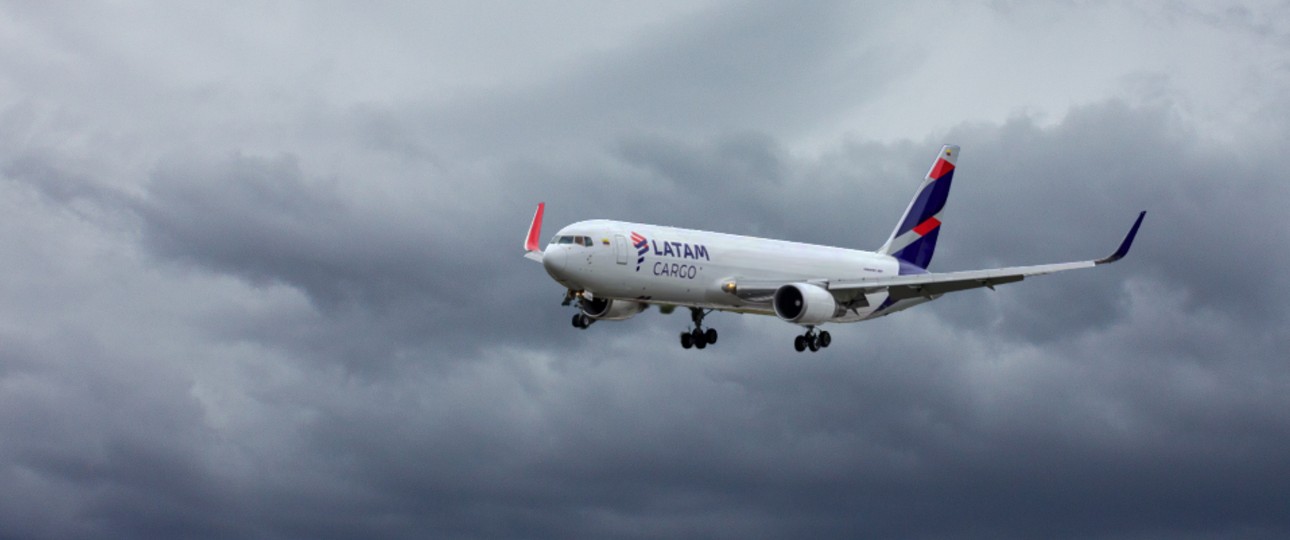 Boeing 767 von Latam Cargo: Könnte über Frankfurt so ausgesehen haben.