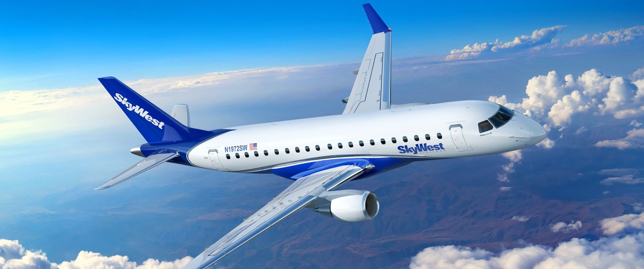 Embraer E175 von Sky West: Die größte Kundin will mehr.