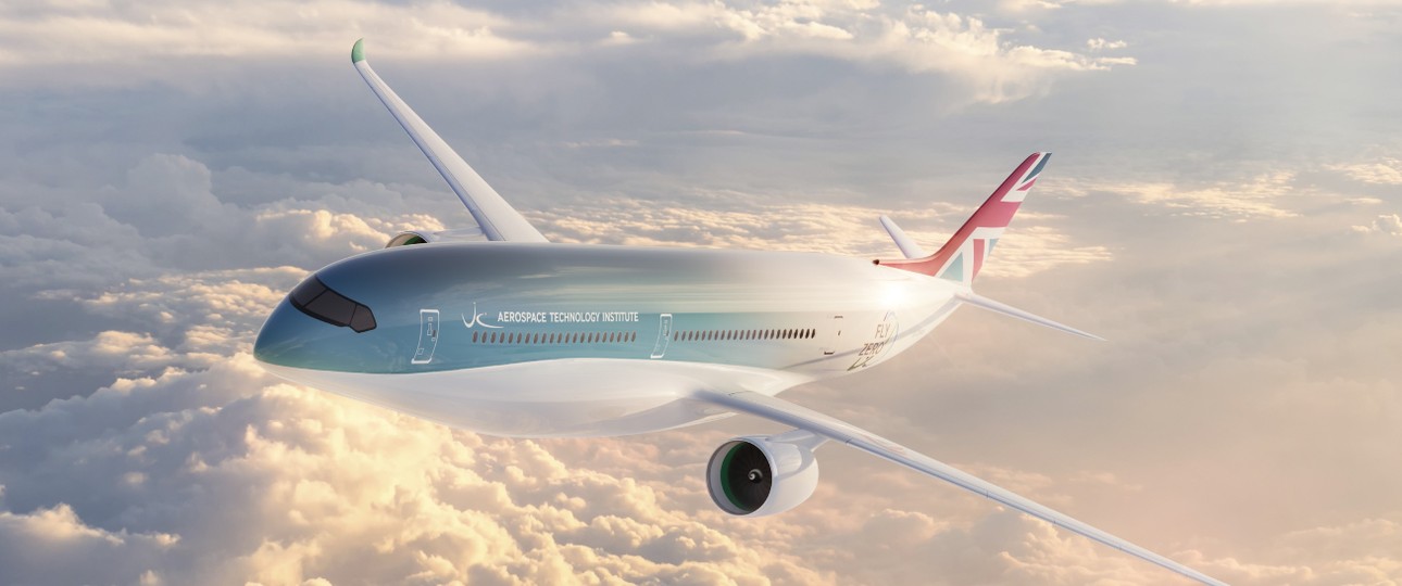 Fly Zero nennt das Aerospace Technology Institute sein Konzept. Mit dem steigenden Interesse an Wasserstoff werde es günstiger, die Technik voranzubringen, erklärt das Institut.