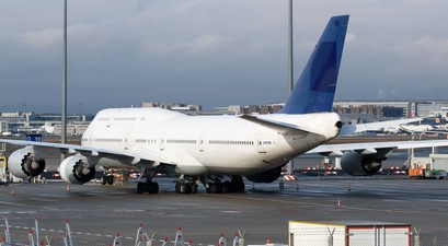 Boeing 747-8 mit der neuen Kennung N7478E: Die Ex-Lufthansa-Maschine ist auf dem weg in die USA.