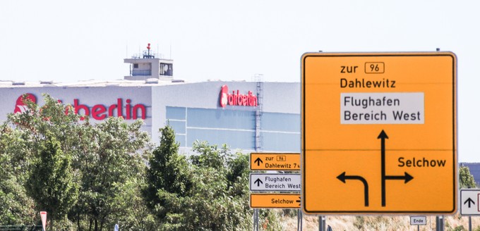 Auch in Schönefeld lässt sich erahnen, das Air Berlin am geplanten Hauptflughafen einiges vorhatte.