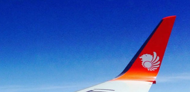 Winglet eines Jets von Lion Air: Auf der C-Series wird das Logo nie prangen.
