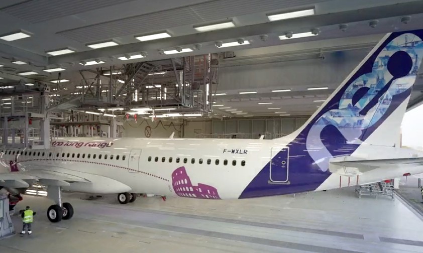 Der erste Airbus A321 XLR: Die Zertifizierung steht noch aus.