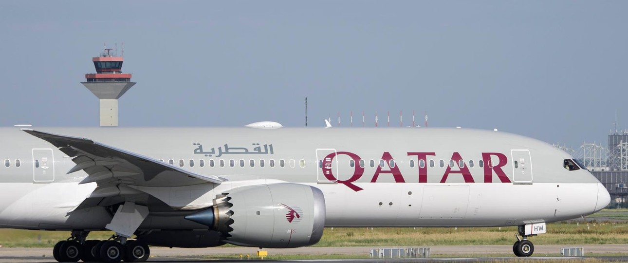 Flugzeug von Qatar Airways am Flughafen Frankfurt: Deutlich seltener zu sehen.
