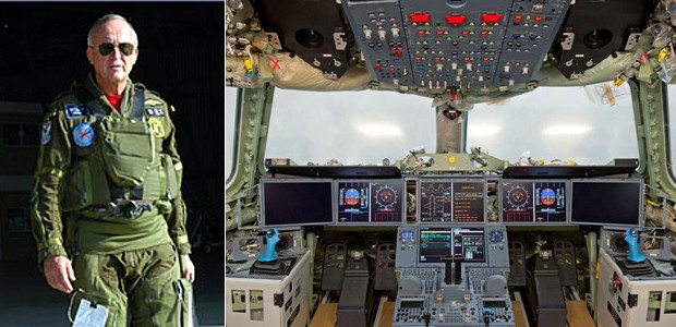 Automationsexperte Barker, Cockpit des Airbus A350: