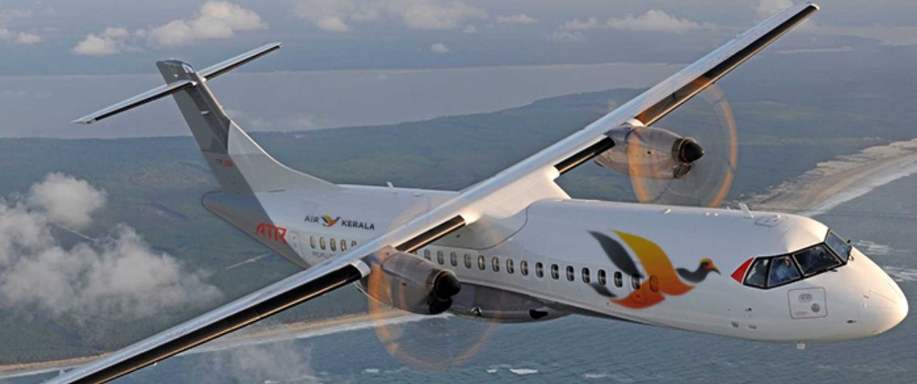 Eine ATR 72 in den Farben von Air Kerala: Die neue Airline soll ein Billigflieger werden.